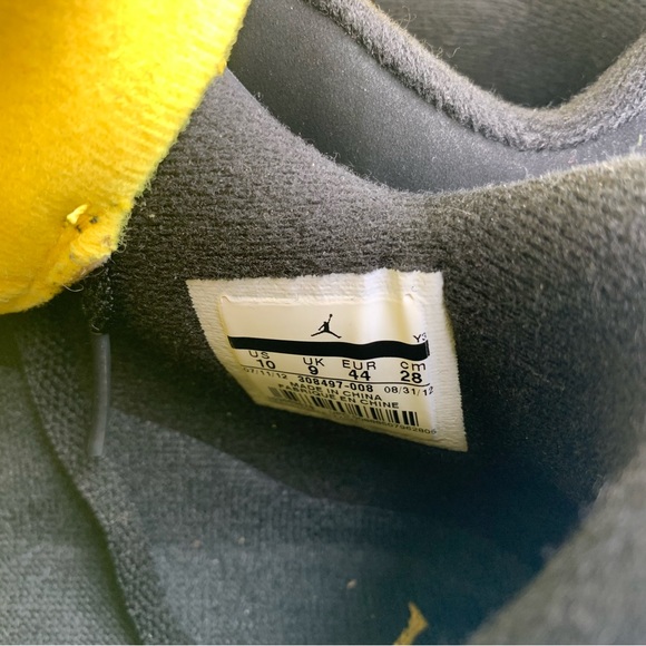 Nike Air Jordan 4 Men’s size 10 Thunder retro OG 2012 yellow rare vintage black - Picture 8 of 13